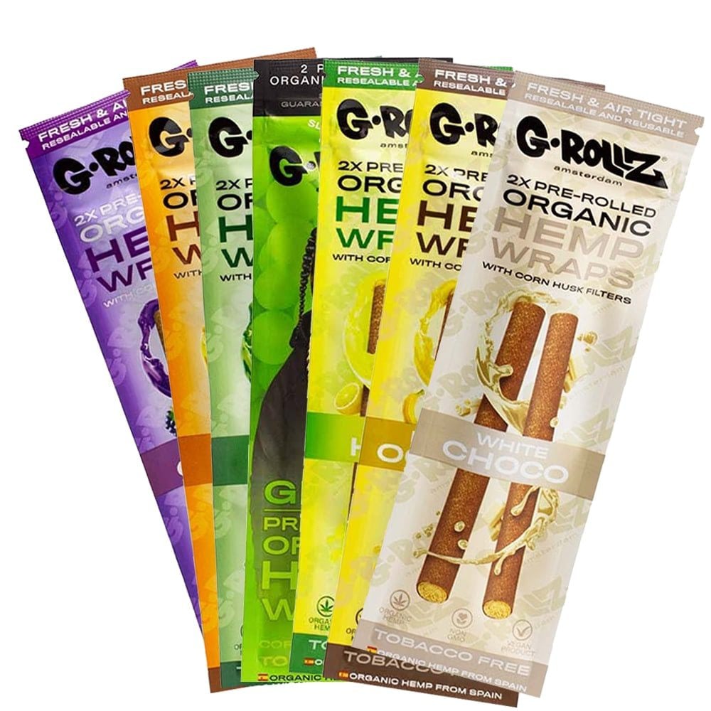 Authentic G-ROLLZ Hemp Wraps x2