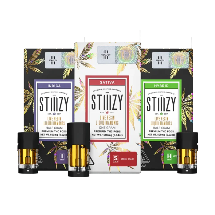 stiiizy live resin liquid diamond pods