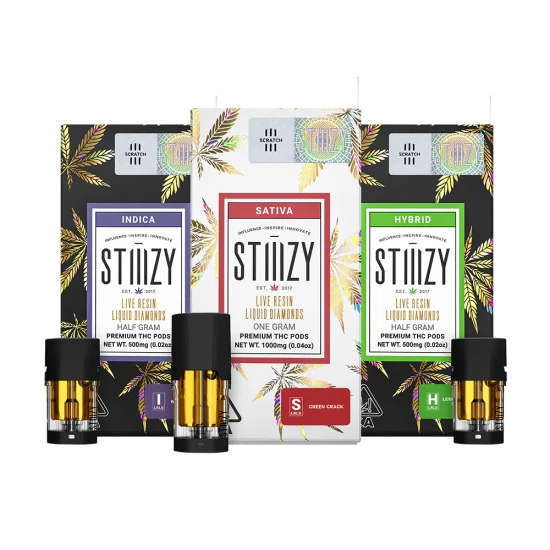 stiiizy liquid diamond live resin pod