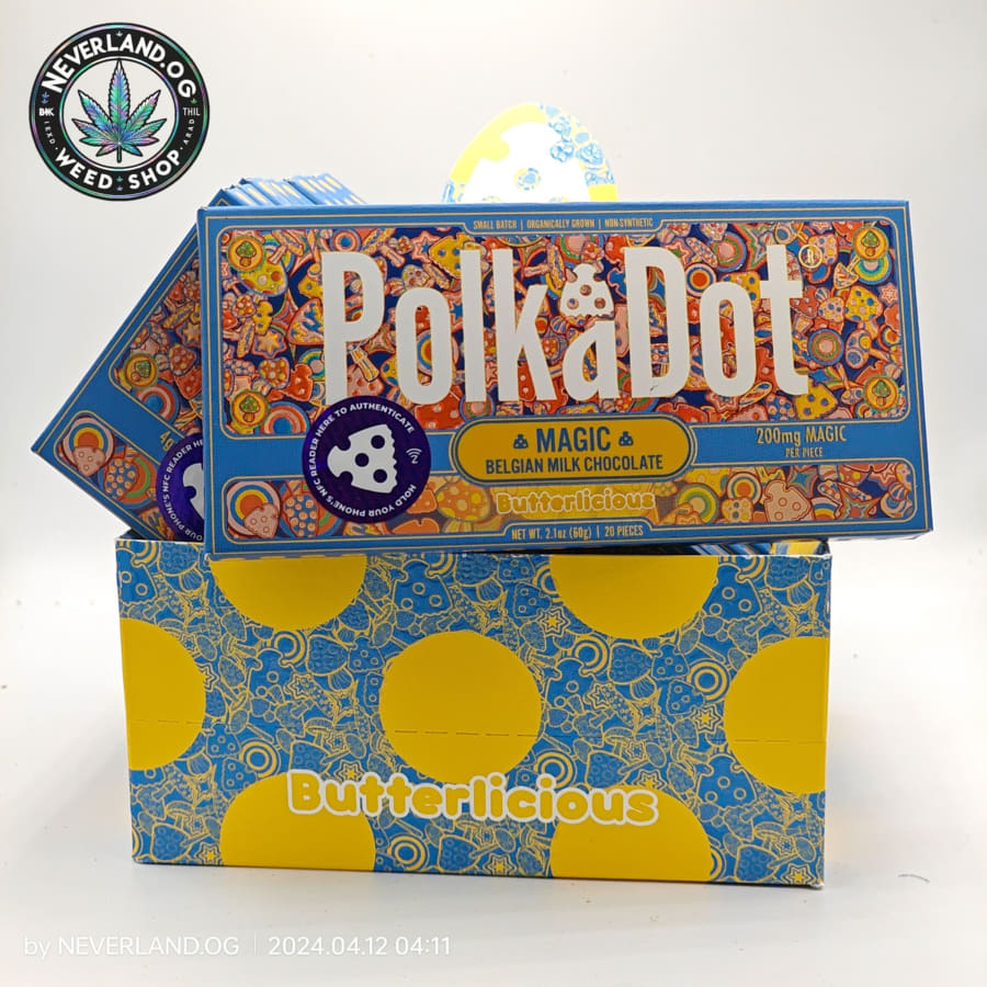 polkadot magic mushrooms chocolate