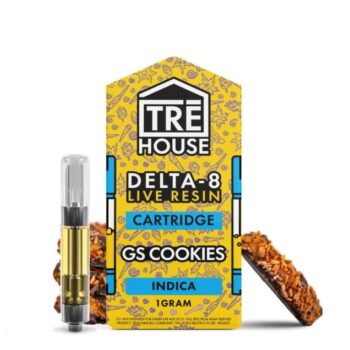 TRE HOUSE - Live Resin Delta 8 Cartridge | Gs cookies